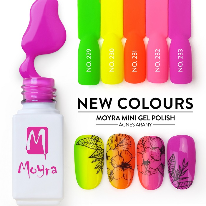 Nouvelle collection Mni Gel polish fluo 